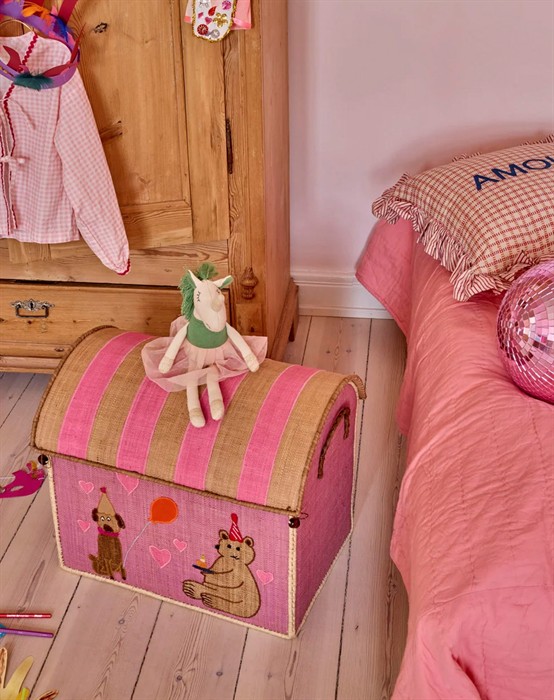 Lille Enhjørning Bomuld Bamse - Multifarvet